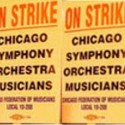 Chicago Symphony musicians' strike signs