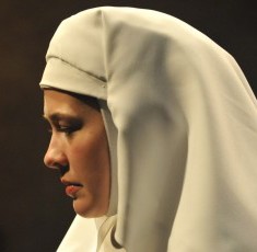 Sadieh Rifai as Sister Agnes in American Theater Company’s production of Agnes of God 2012 credit Peter Coombs