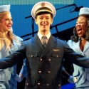 Stephen Anthony as an airplane pilot in the Catch Me if You Can Broadway in Chicago 2013 tour company credit Carol Rosegg