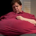 Dale Calandra as morbidly obese Charlie in his last days in "The Whale" by Samuel D. Hunter directed by Joanie Schultz at Victory Gardens April 2013 credit Michael Brosilow