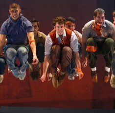 Airborne dancers in West Side Story courtesy Broadway in Chicago