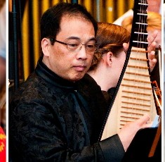 Iris dévoilée" tryptich with Meng Meng, Yang Wei and Wu Yanyu at Grant Park Music Festival photo credit Norman Timonera