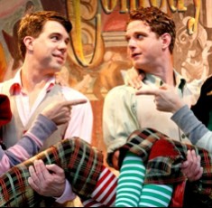 Portraying the duplicate twins in The Comedy of Errors are, from left, Samuel Taylor, Paul Hurley, Jürgen Hooper and Andy Lutz credit Chuck Osgood.