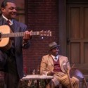 Floyd (Kelvin Roston, Jr., left) with his drummer Red (Ronald Conner) and harmonica player Canewell (Jerod Haynes). (Michael Brosilow)