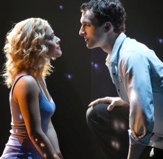 Katie Postotnik and Steven Grant Douglas play   lovers distanced by death in a national tour of 'Ghost The Musical' at the Oriental Theatre. (Joan Marcus)