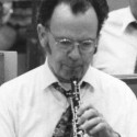 Ray Still, during his tenure as principal oboe of the Chicago Symphony, rehearsing onstage (facebook.comraystilloboist)