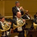 The Chicago Symphony's horn section stands at the finale of Mahler's First Symphony. June 2014 (© Todd Rosenberg)