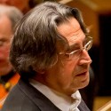 Riccardo Muti listens to the Chicago Symphony as he conducts Schubert's Ninth Symphony, March 2014. (Todd Rosenberg)