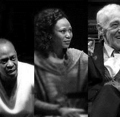 Ensemble members, from left, Francis Guinan ('The Nigh, K. Todd Freeman, Alana Arenas, John Mahoney and Tim Hopper. Photo courtesy of Steppenwolf Theatre