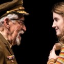 The Colonel (Mike Nussbaum) dotes on his granddaughter Beauty (Catherine Combs) in 'Smokefall' at Goodman Theatre. (Liz Lauren)