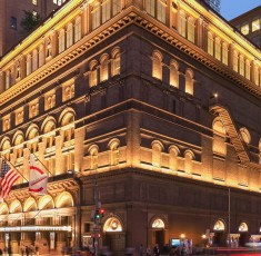 Carnegie Hall at night (Jeff Goldberg, courtesy Carnegie Hall)