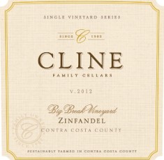 Cline's Big Break Vineyard 2012 Zinfandel is luscious and grand.